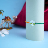 Cartoon silver Rakhi